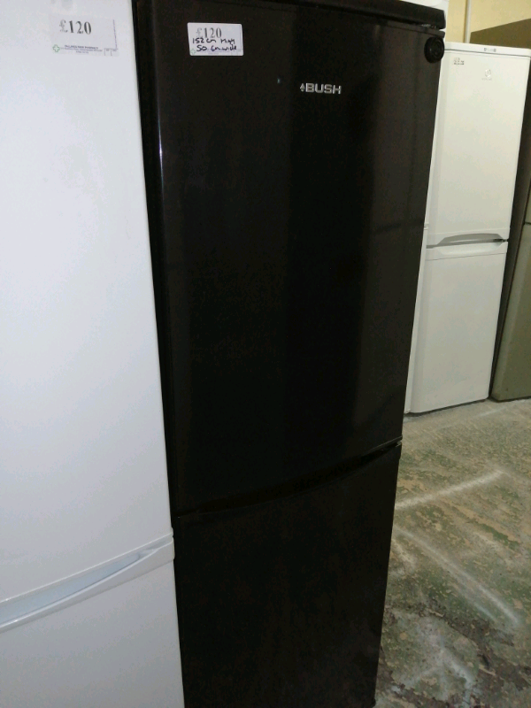 small black bush fridge freezer